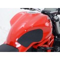 R&G Racing Traction Grips 2-Grip Kit for Ducati Monster 1100/1100 Evo '10-'14, M1200 '11-'22, M1200S/M1200R '14-'22, M797 '17-'21, M821 '14-'21